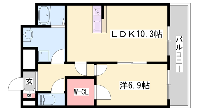 Capital.i姫路の物件間取画像