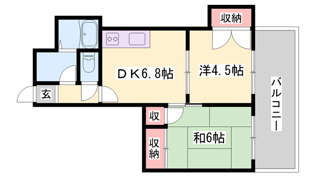 物件間取画像