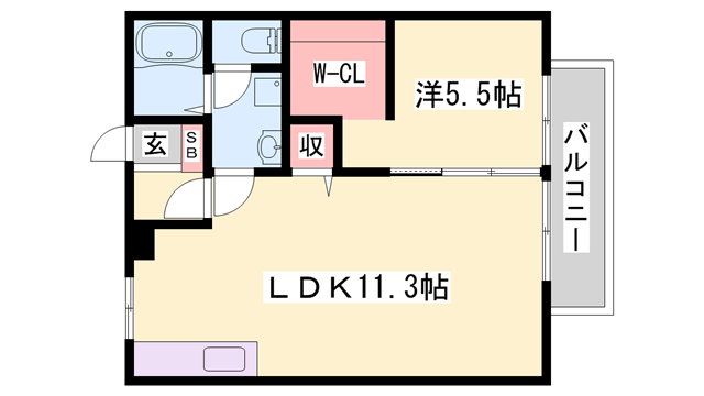 プロムナード向陽台の物件間取画像