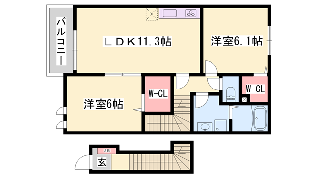 ルミナスの物件間取画像