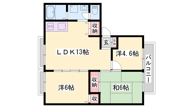 物件間取画像