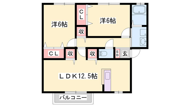 物件間取画像