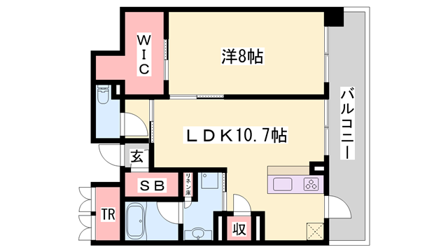 姫路ザ・レジデンスの物件間取画像