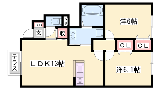 物件間取画像