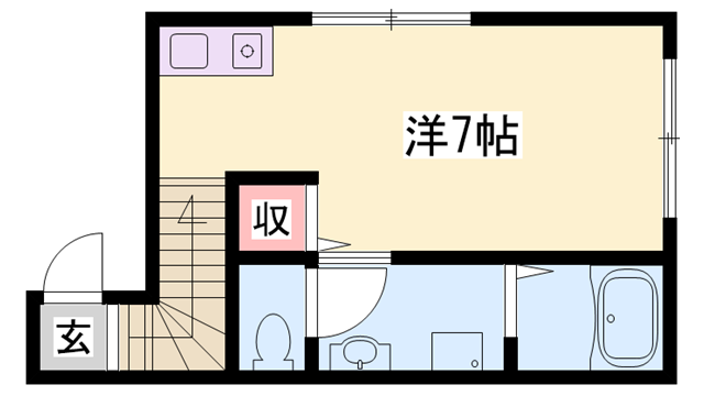 Calmeリーオの物件間取画像