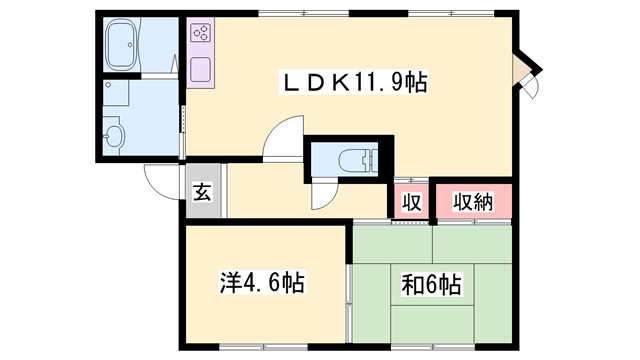 物件間取画像