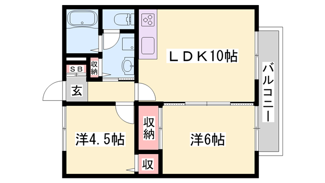 物件間取画像