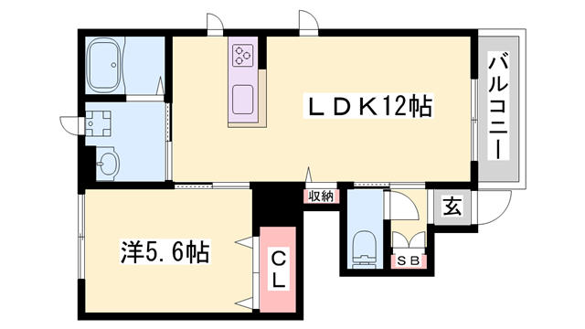 物件間取画像