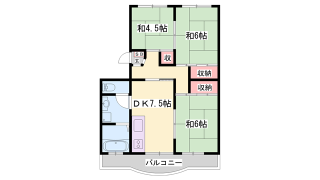 物件間取画像