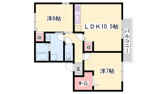 物件間取画像