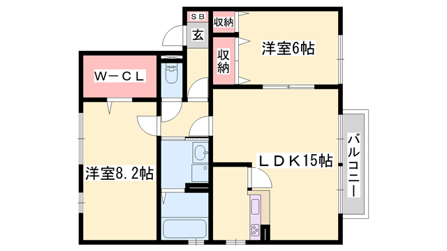 物件間取画像