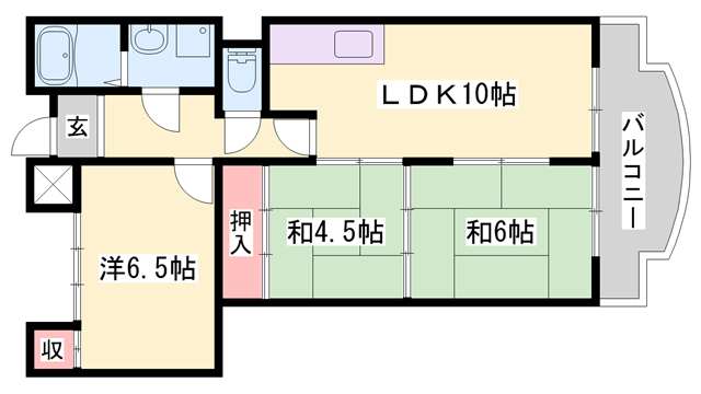 物件間取画像