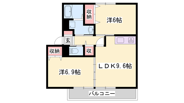 物件間取画像