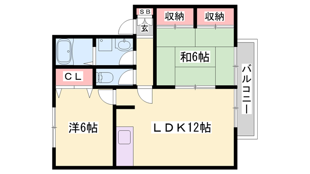物件間取画像