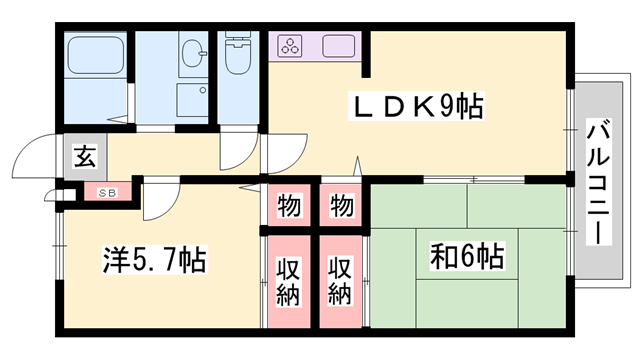 物件間取画像