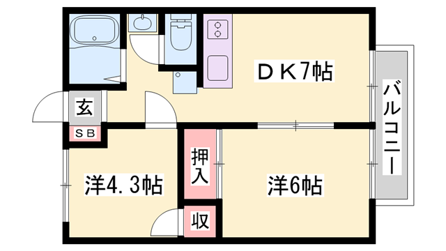 物件間取画像