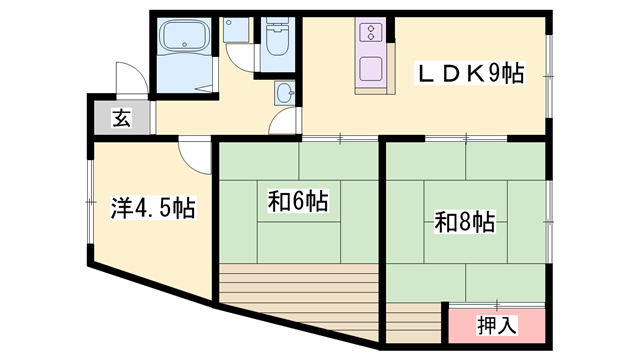 物件間取画像