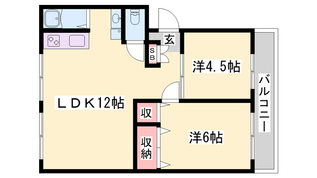 物件間取画像