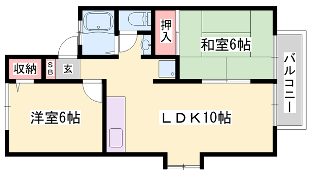 物件間取画像