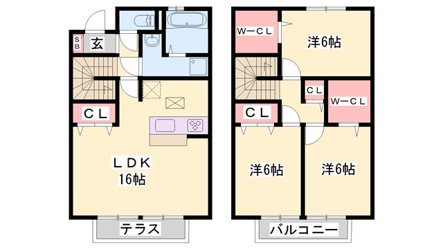 物件間取画像