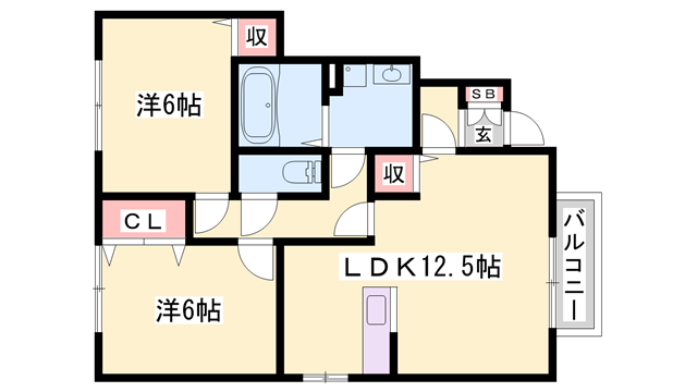 物件間取画像