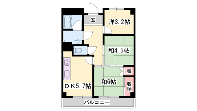 物件間取画像