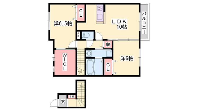 物件間取画像