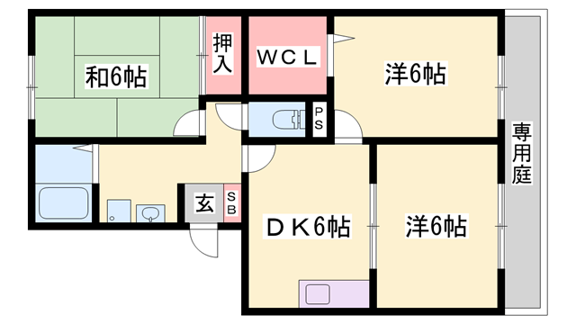 メイコウマンションの物件間取画像
