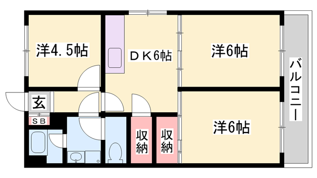 物件間取画像