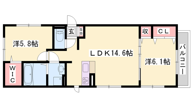 物件間取画像