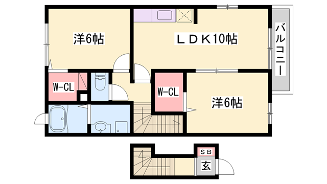 物件間取画像