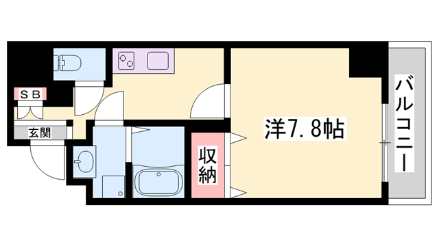 エクセル姫路の物件間取画像