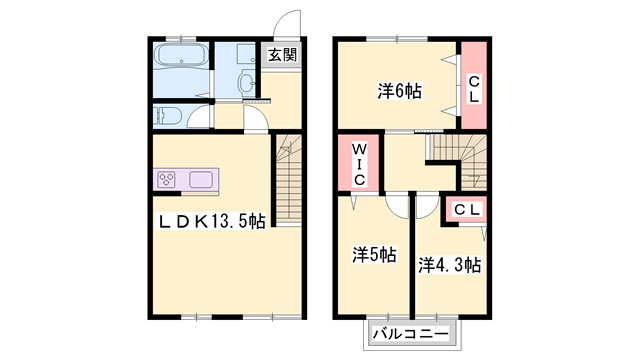 物件間取画像