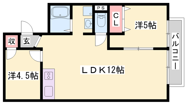 物件間取画像