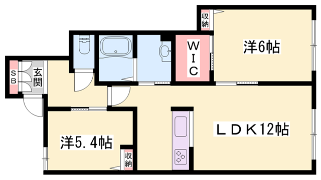 物件間取画像
