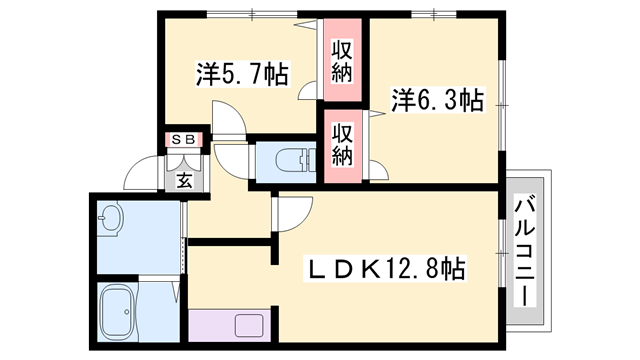 物件間取画像