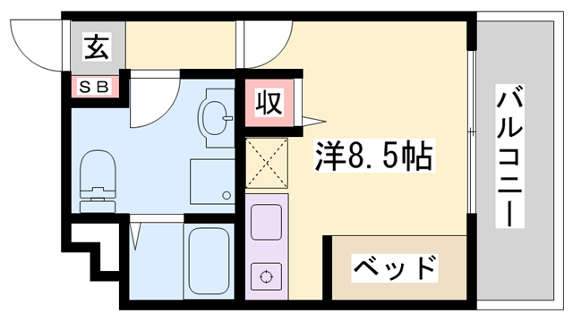 物件間取画像