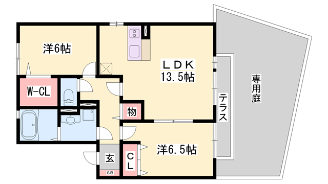 物件間取画像