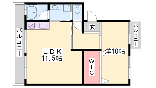 物件間取画像