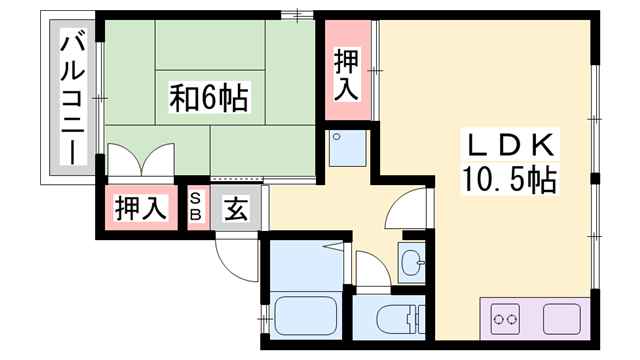 物件間取画像