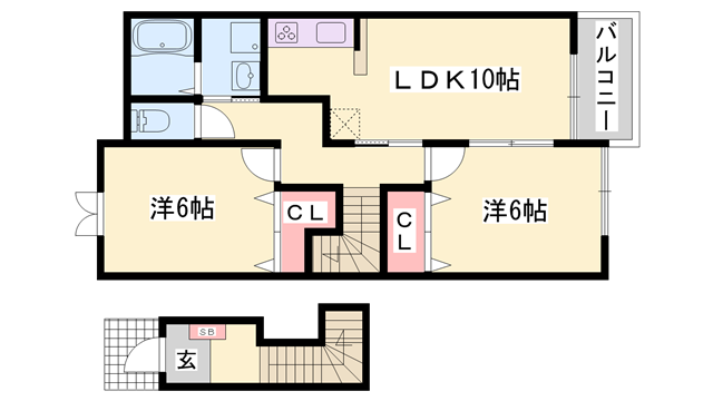物件間取画像