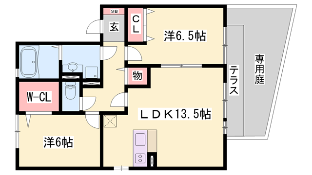 物件間取画像