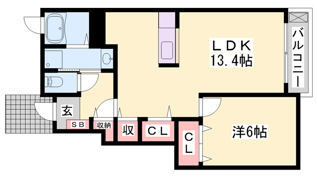 物件間取画像