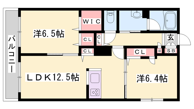 物件間取画像