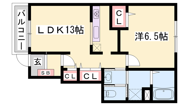 物件間取画像