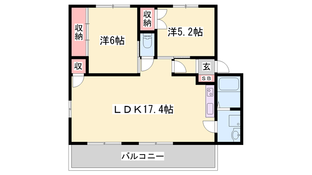 物件間取画像