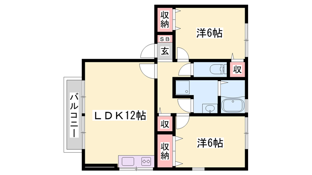 物件間取画像