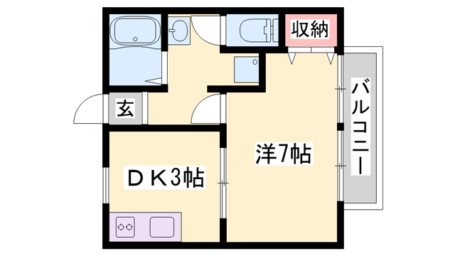 物件間取画像