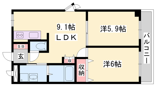 物件間取画像
