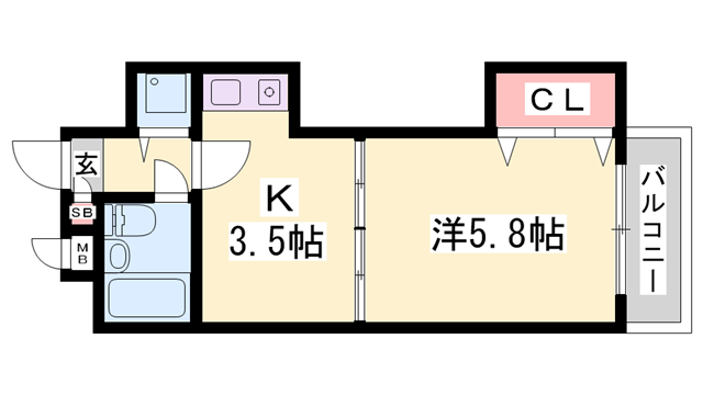 ベルトピア手柄Ⅴの物件間取画像